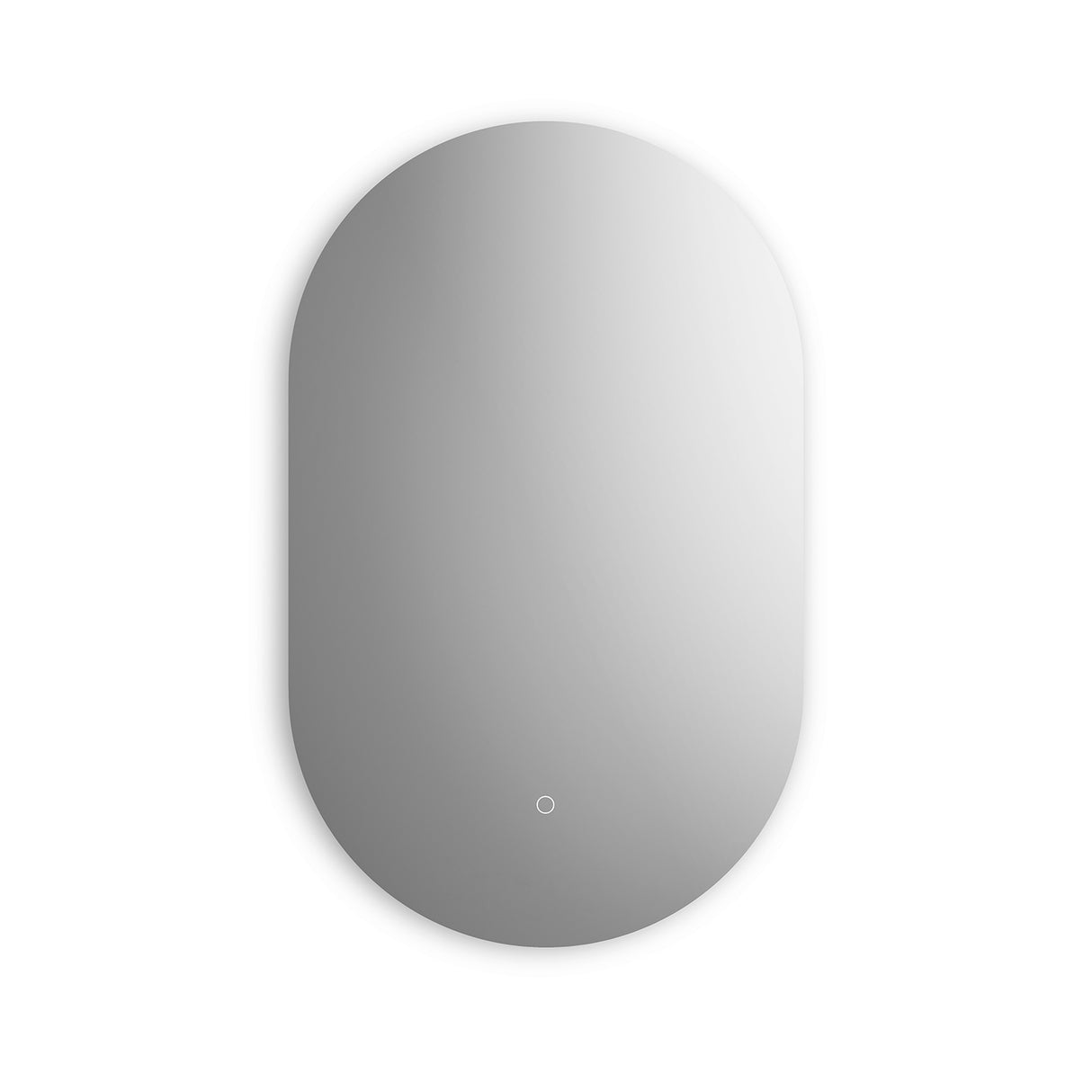 ECLIPSE Oblong Backlit LED Illuminated Oblong Shape Mirror with Touch-Switch for Color Temperature Control 22 x 38 x 13/4