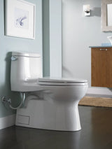 Carlyle II One-Piece Toilet, 1.28 GPF,WASHLET + Connection