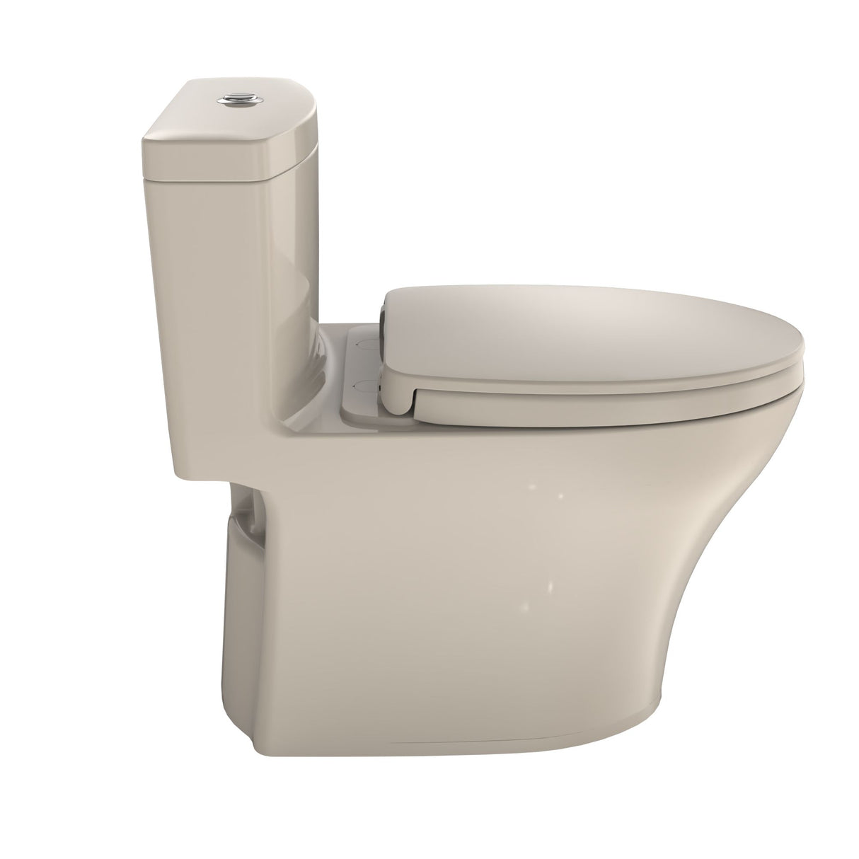 AquiaIV One-Piece Toilet - 1.28 GPF & 0.9 GPF, Elongated Bowl - WASHLET+ Connection Slim Seat - New