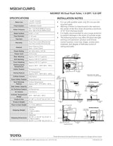 NEOREST RS Dual Flush Toilet - 1.0 GPF & 0.8 GPF