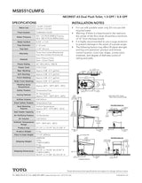 NEOREST AS Dual Flush Toilet - 1.0 GPF & 0.8 GPF