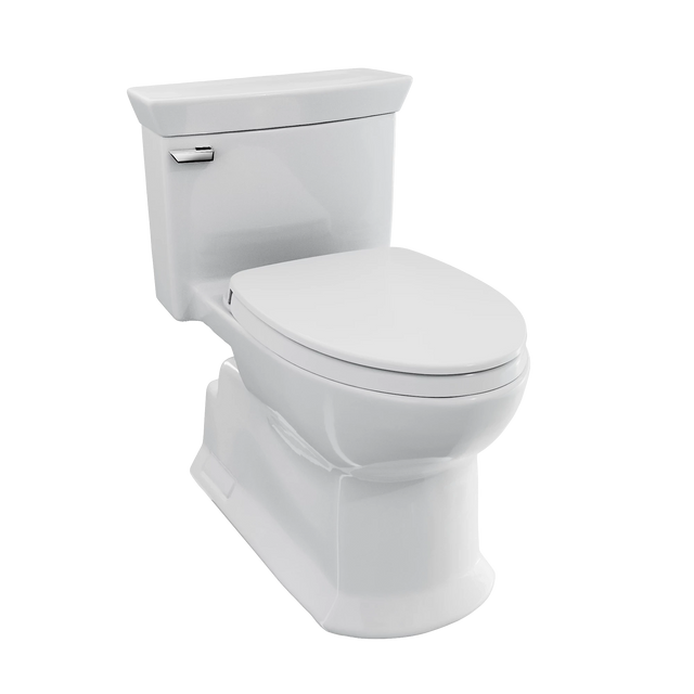 TOTO Soirée One-Piece Toilet, 1.28 GPF, Elongated, Skirted, WASHLET+ Connection, Cotton White