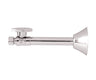 Brass Oval Handle with 1/4 Turn Ball Valve - Lead Free - Straight Sweat