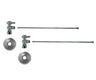 Lavatory Supply Kit - Mini Lever Handle with 1/4 Turn Ball Valve (MT521-NL) - Angle, No Trap