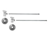 Lavatory Supply Kit - Brass Oval Handle with 1/4 Ball Valve (MT403-NL) - Angle, No Trap