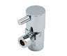Contemporary Lever Handle with 1/4 Turn Ceramic Disc Cartridge Valve - Lead Free - Angle (1/2" Female IPS)