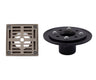 4" Square Complete Shower Drain - PVC
