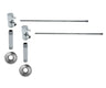 Lavatory Supply Kit - Contemporary Lever Handle with 1/4 Turn Ceramic Disc Cartridge Valve (MT5001L-NL) - Angle, No Trap