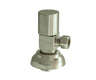 Contemporary Round Handle with 1/4 Turn Ceramic Disc Cartridge Valve - Lead Free - Angle (1/2" Compression)
