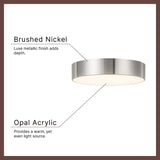Kuzco Vibe Musa 6-in Flush Mount