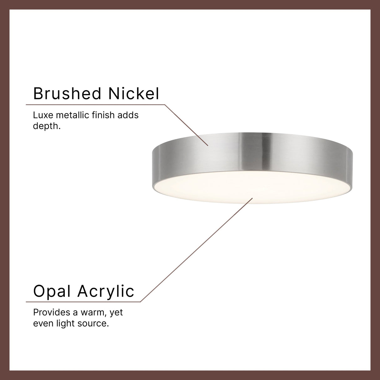 Kuzco Vibe Musa 8-in Flush Mount
