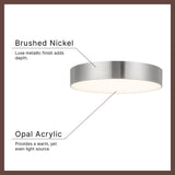 Kuzco Vibe Musa 8-in Flush Mount