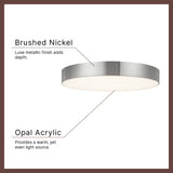 Kuzco Vibe Musa 11-in Flush Mount