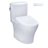 AquiaIV Cube -WASHLET+ S7 Two-Piece Toilet - 1.28 GPF & 0.9 GPF