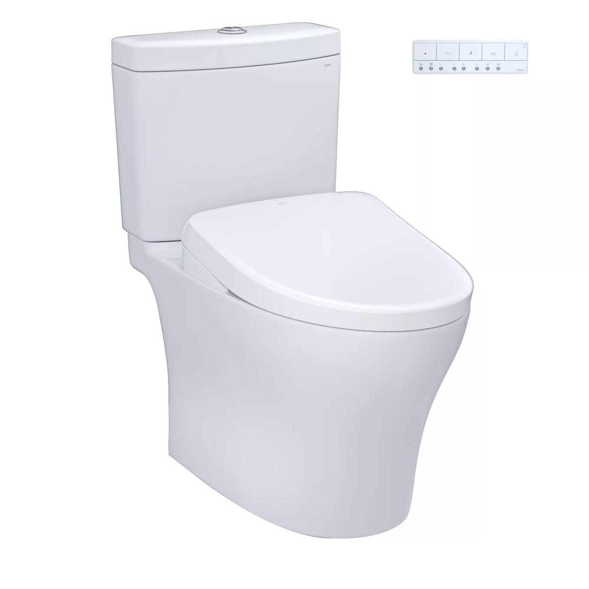 AquiaIV -WASHLET+ S7 Two-Piece Toilet - 1.28 GPF & 0.9 GPF