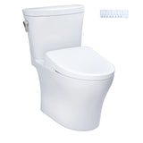 AquiaIV Arc -WASHLET+ S7 Two-Piece Toilet - 1.28 GPF & 0.9 GPF - Universal Height