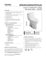Drake IIWASHLET + C2 Two-Piece Toilet - 1.28 GPF