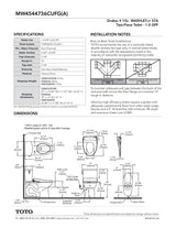 Drake IIWASHLET + S7A Two-Piece Toilet - 1.0 GPF