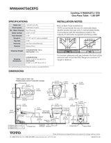 Carolina IIWASHLET + S7A One-Piece Toilet - 1.28 GPF