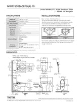 Drake WASHLET + C5 Two-Piece Toilet - 1.28 GPF - Universal Height