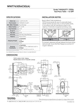 Drake WASHLET + C5 Two-Piece Toilet - 1.6 GPF