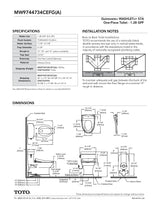 GuinevereWASHLET + C2 One-Piece Toilet - 1.28 GPF