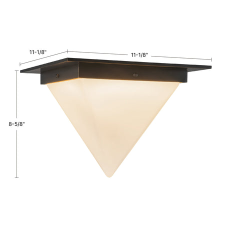 Alora Mineral 9-in (11-in Width) Flush Mount