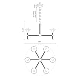 Alora Nadine 25-in Chandelier