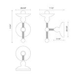 Alora Nadine 4-in Wall/Vanity Light