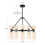 Alora Mood Nelly 26-in Chandelier