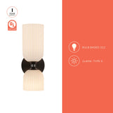Alora Mood Nelly 12-in Wall/Vanity Light