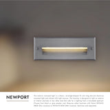Kuzco Newport 10-in Exterior Wall/Step Light