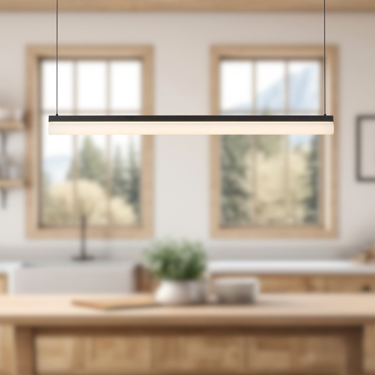 Kuzco Nio 45-in Linear Pendant