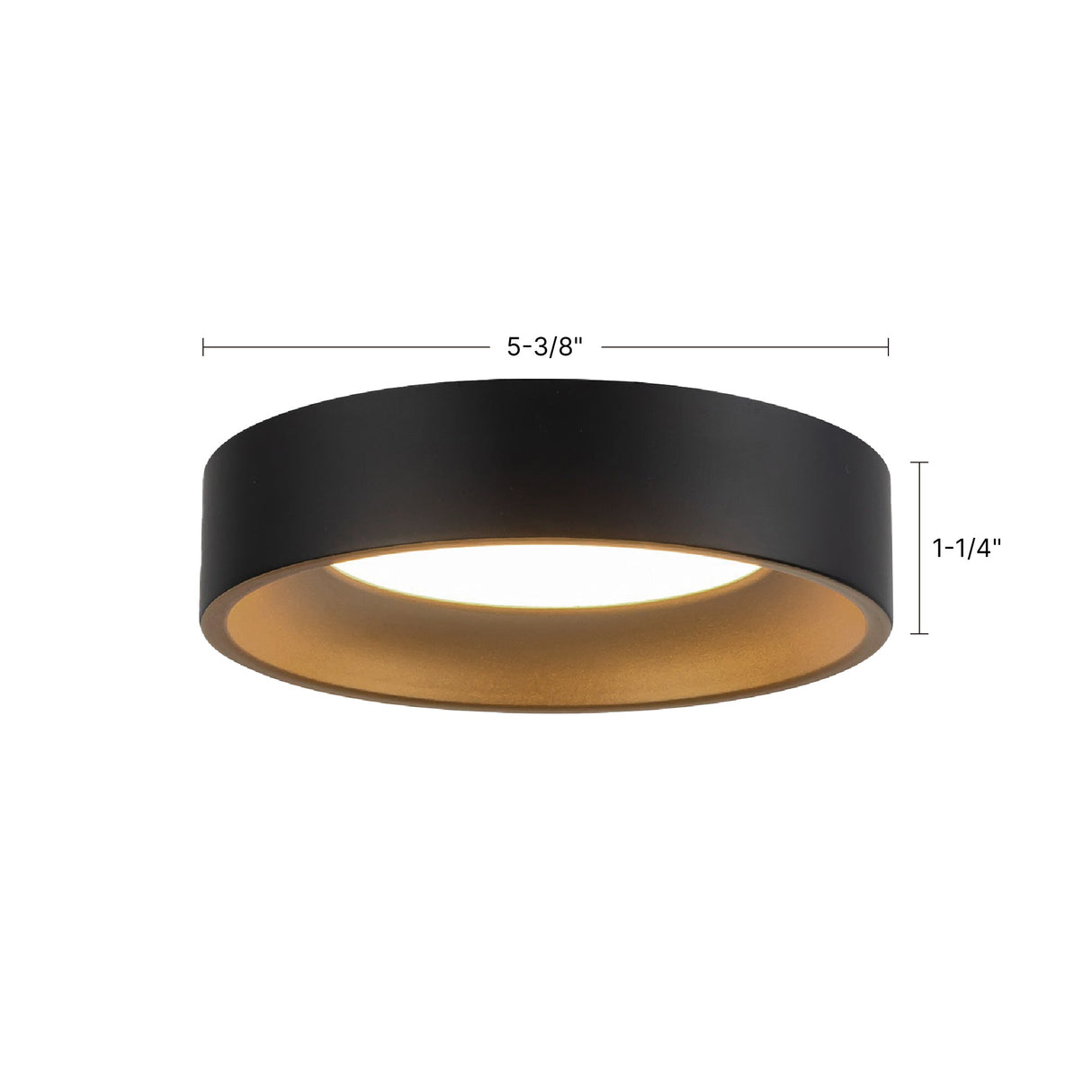 Kuzco Vibe Nix 5-in Flush Mount