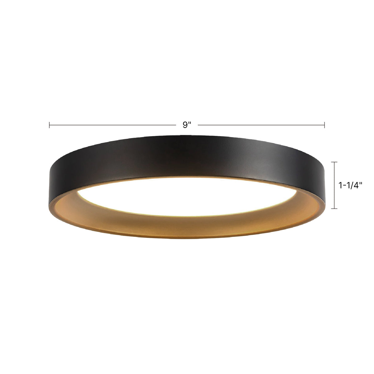 Kuzco Vibe Nix 9-in Flush Mount
