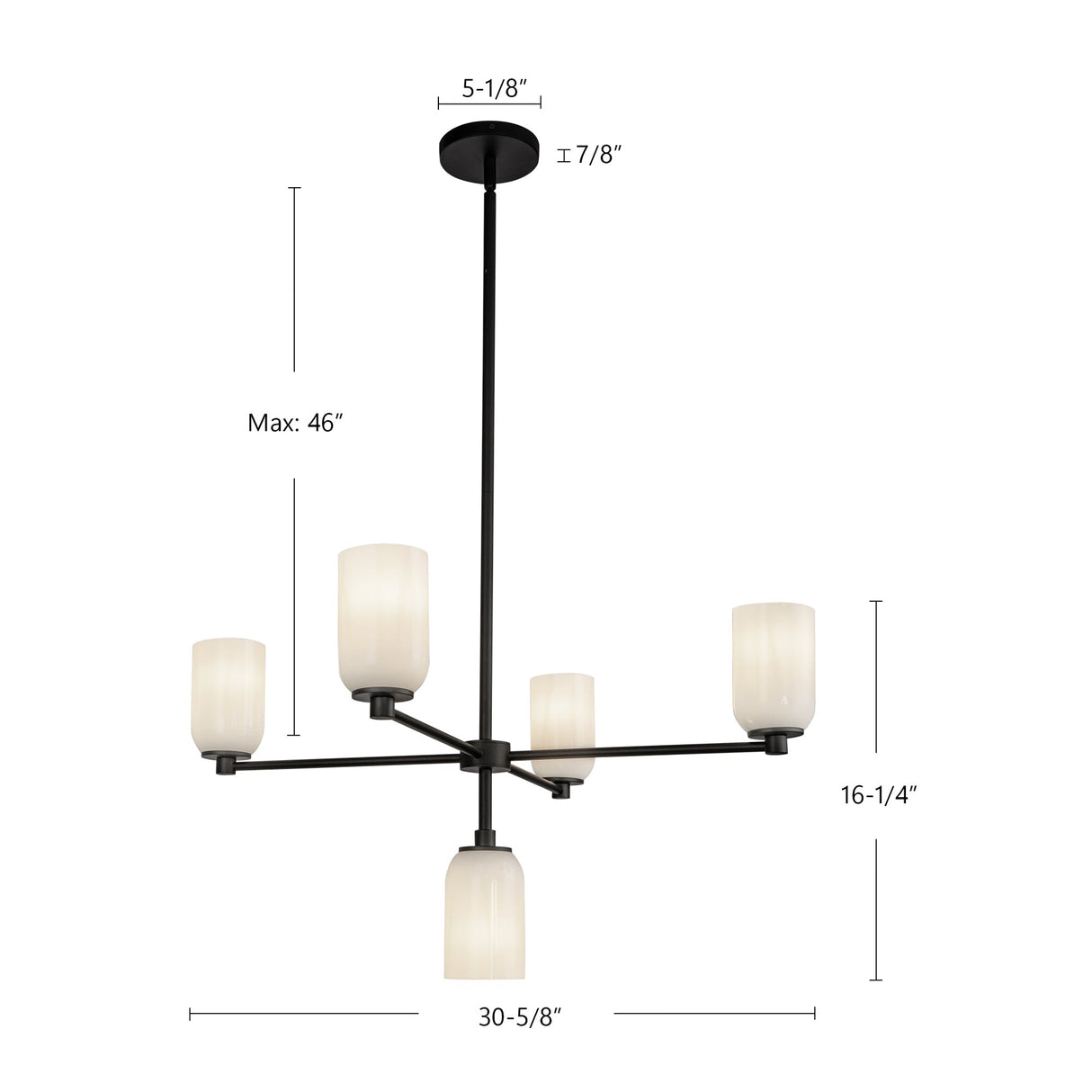 Kuzco Nola 31-in Chandelier