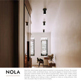 Kuzco Nola 4-in Semi-Flush Mount