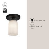 Kuzco Nola 4-in Semi-Flush Mount
