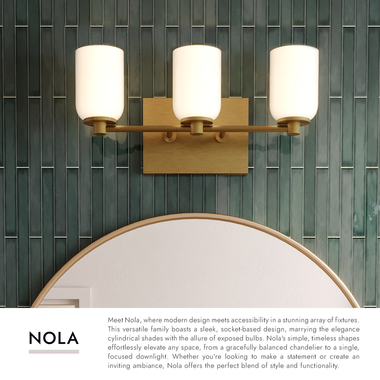 Kuzco Nola 18-in Vanity Light
