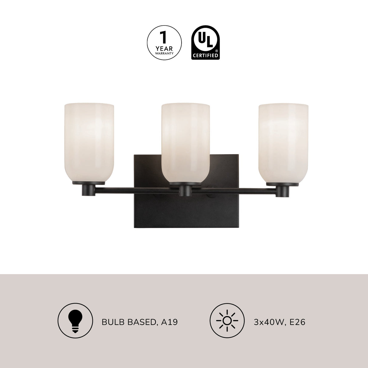 Kuzco Nola 18-in Vanity Light
