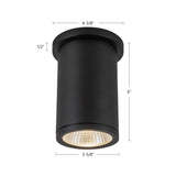 Kuzco Architectural Nordic 6-in (3-in Dia.) Exterior Ceiling