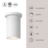 Kuzco Architectural Nordic 6-in (3-in Dia.) Exterior Ceiling