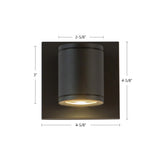 Kuzco Architectural Nordic 4-in (2-in Dia.) Exterior Wall
