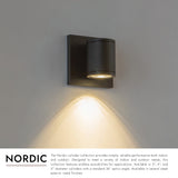 Kuzco Architectural Nordic 4-in (2-in Dia.) Exterior Wall