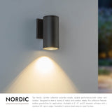 Kuzco Architectural Nordic 7-in (3-in Dia.) Exterior Wall