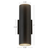 Kuzco Architectural Nordic 12-in (3-in Dia.) Exterior Wall