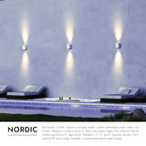 Kuzco Architectural Nordic 5-in (5-in Dia.) Exterior Wall