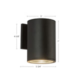 Kuzco Architectural Nordic 7-in (5-in Dia.) Exterior Wall