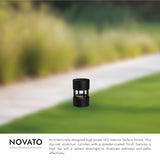 Kuzco Novato 10-in Exterior Bollard