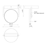 Kuzco Novel 5-in Semi-Flush Mount